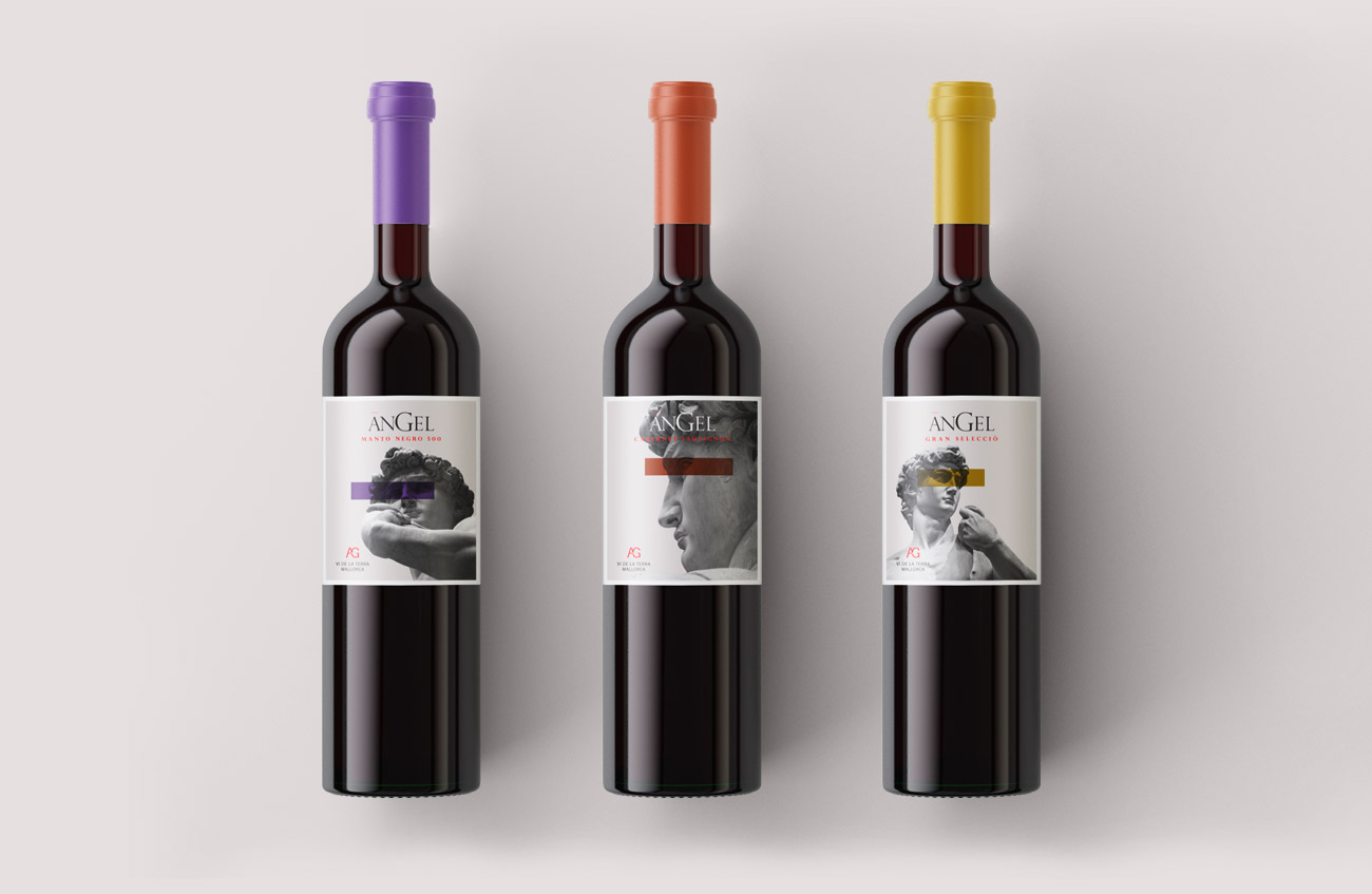 Bodegas Ángel / Diseño de etiquetas de vino / Línea Prestigio