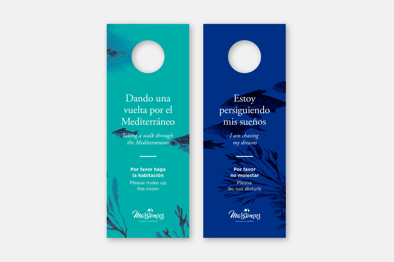 Collaterals Mar Senses - Door hanger