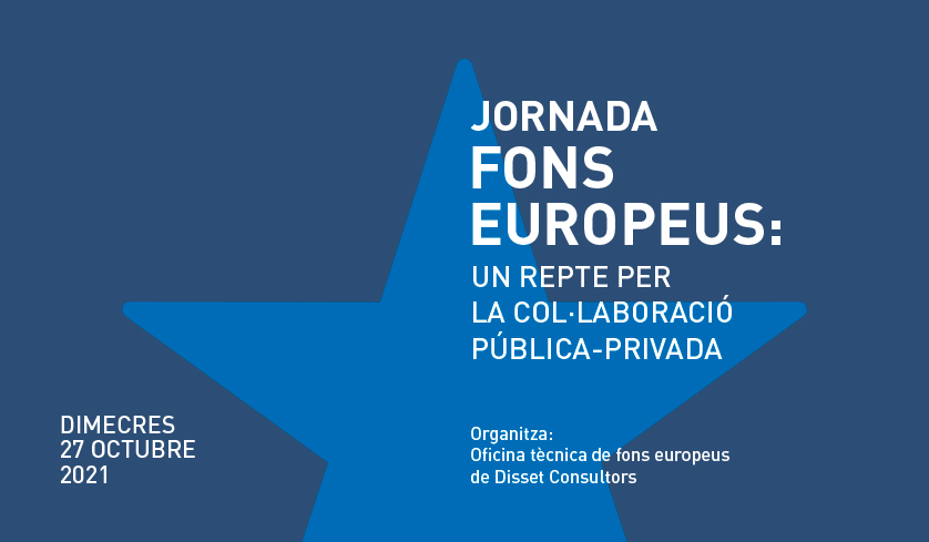 Cartel jornada fondos europeos